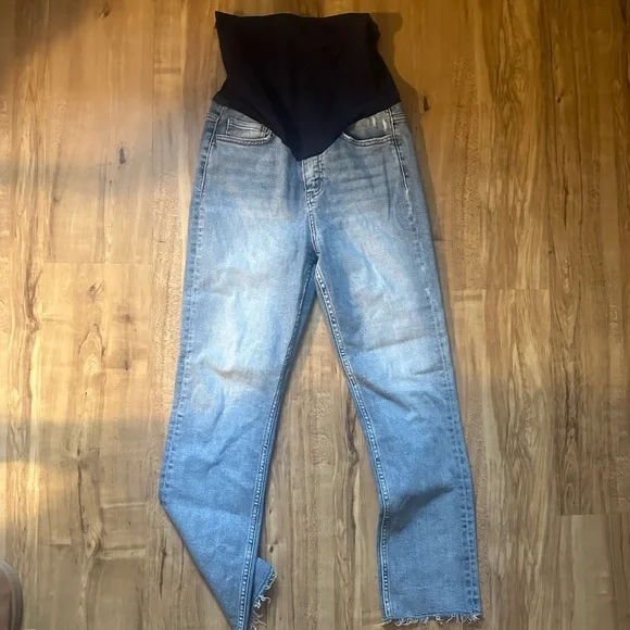 Pink Blush Maternity mom jeans - Picture 1 of 4